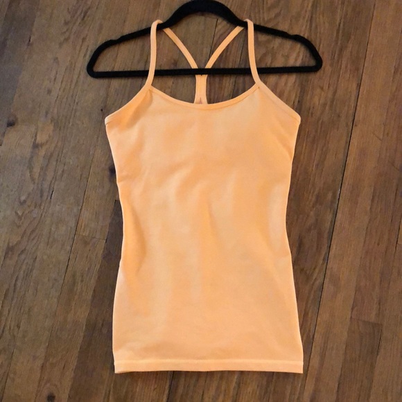 lululemon athletica Tops - Lululemon orange Y back tank top